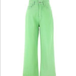 Pastel green pants